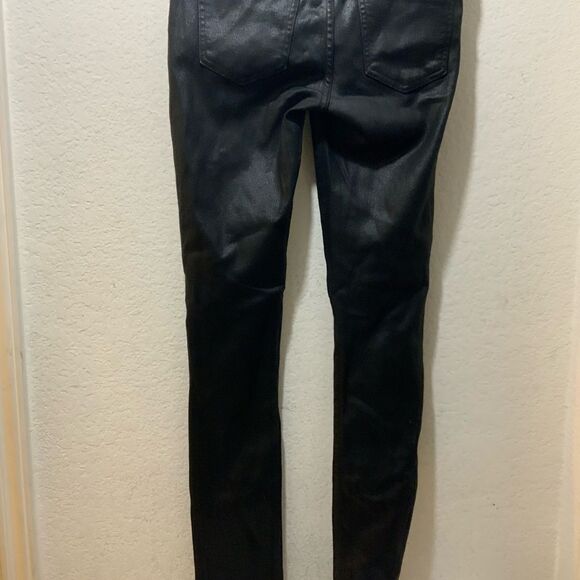 Citizens of Humanity Rocket High Rise Skinny Gunmetal Coated Jeans - Picture 5 of 8
